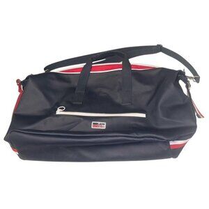 Lacoste Navy Duffle Bag Travel Gym Weekender Shoulder Strap New